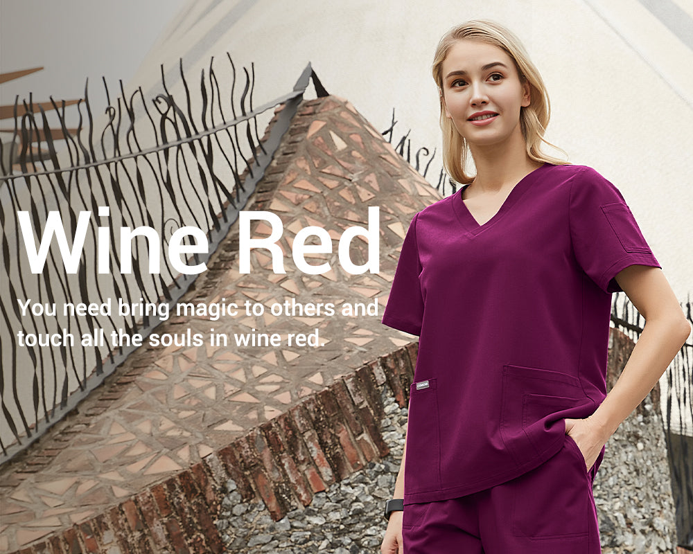 Scrubs in Wine Red Series – COMENII