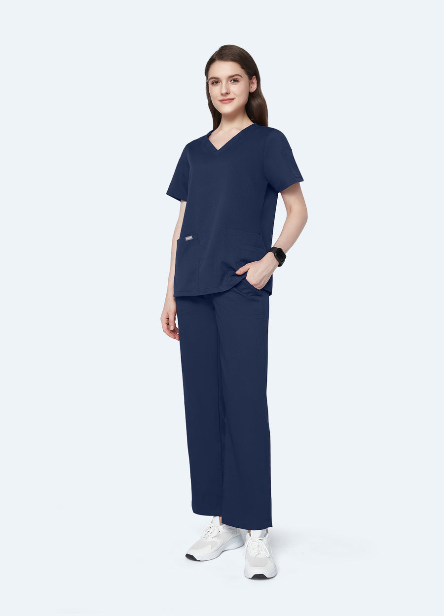 StyleFlex™ 10-Pocket Essential Scrub Set – COMENII