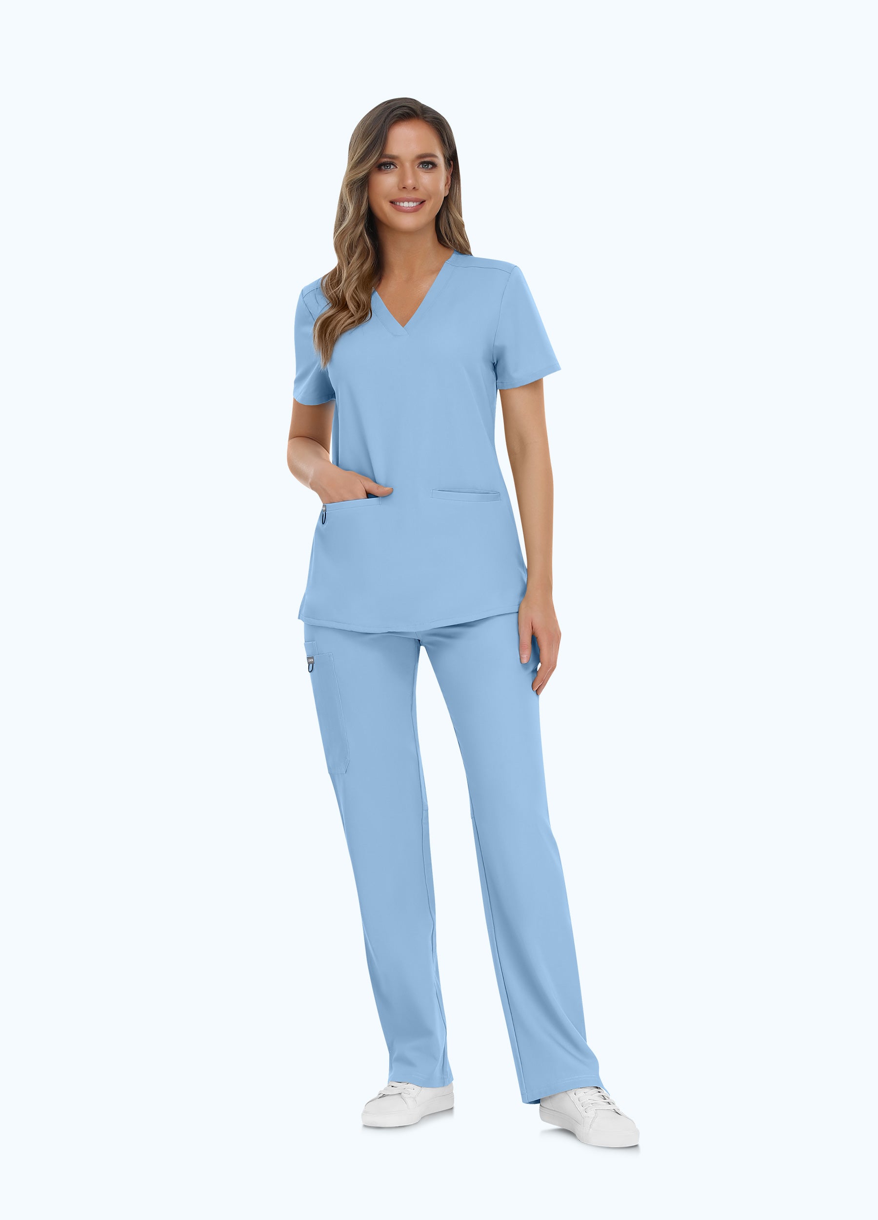 SoftTouch™ 3 Pockets Scrub Top