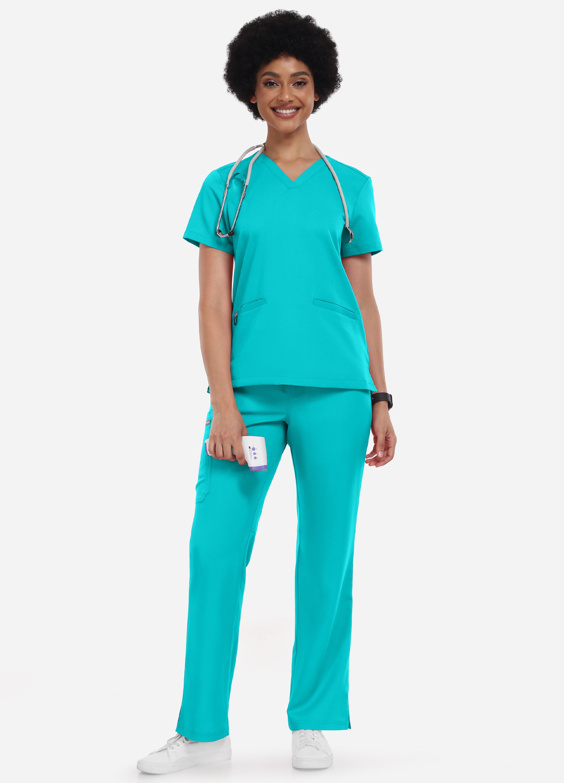 StyleFlex™ 7-Pocket Essential Scrub Set