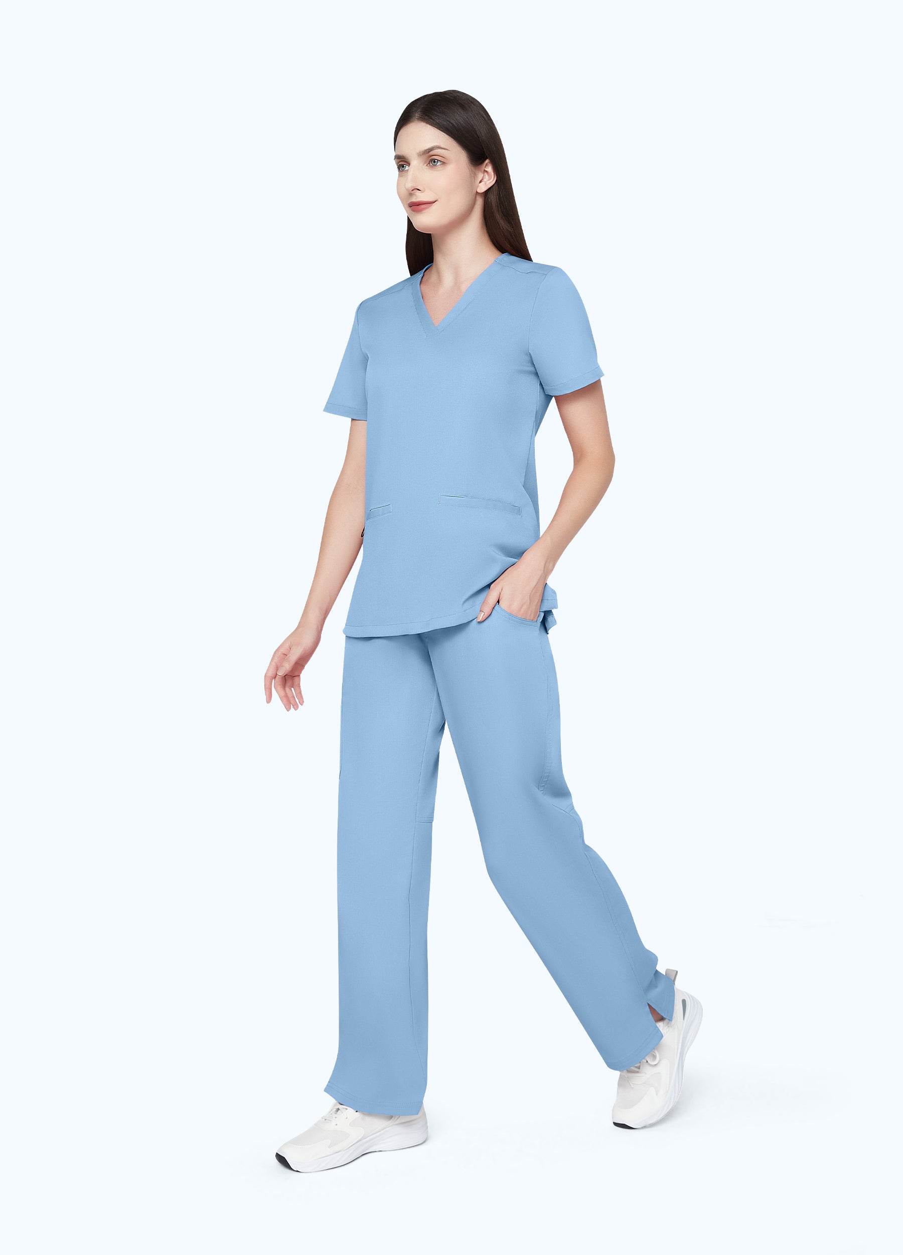 StyleFlex™ 7-Pocket Essential Scrub Set