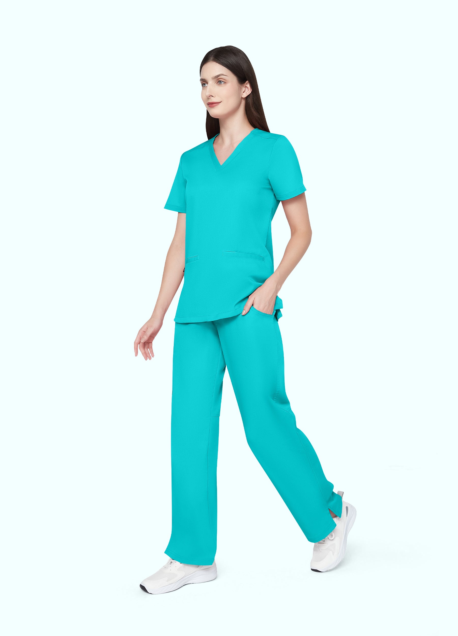 StyleFlex™ 7-Pocket Essential Scrub Set