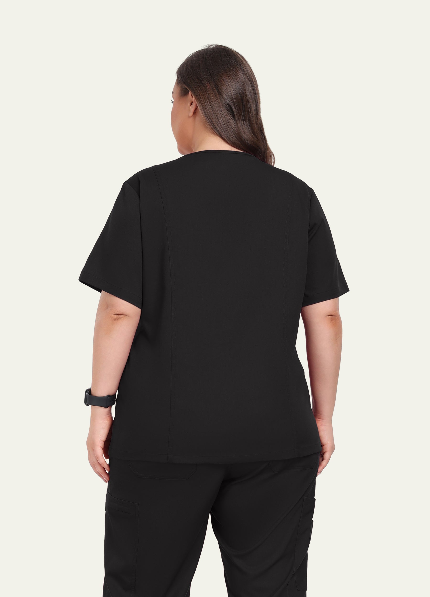 StyleFlex™ Plus Size Scrub Top