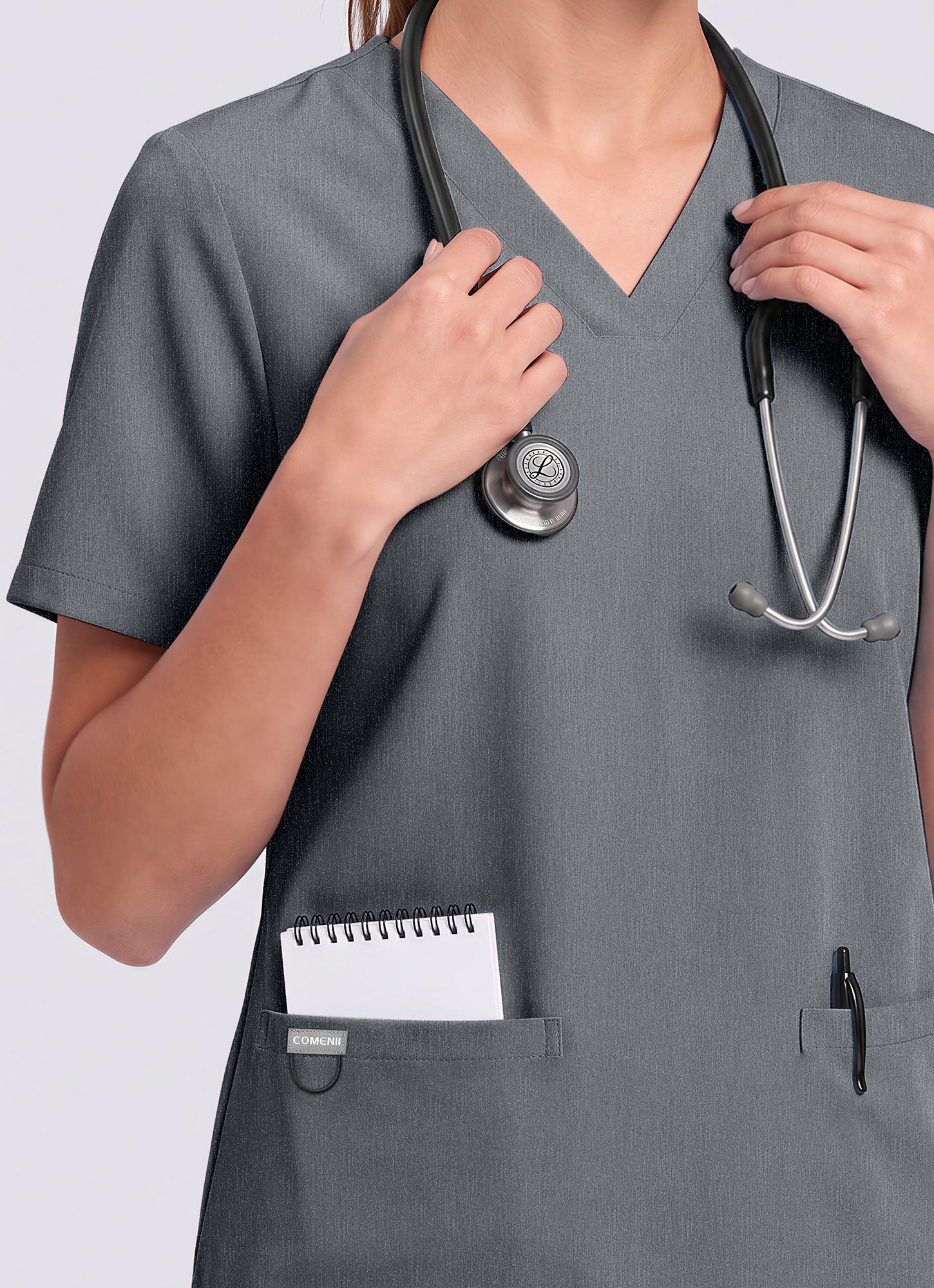SoftTouch™ 3 Pockets Scrub Top