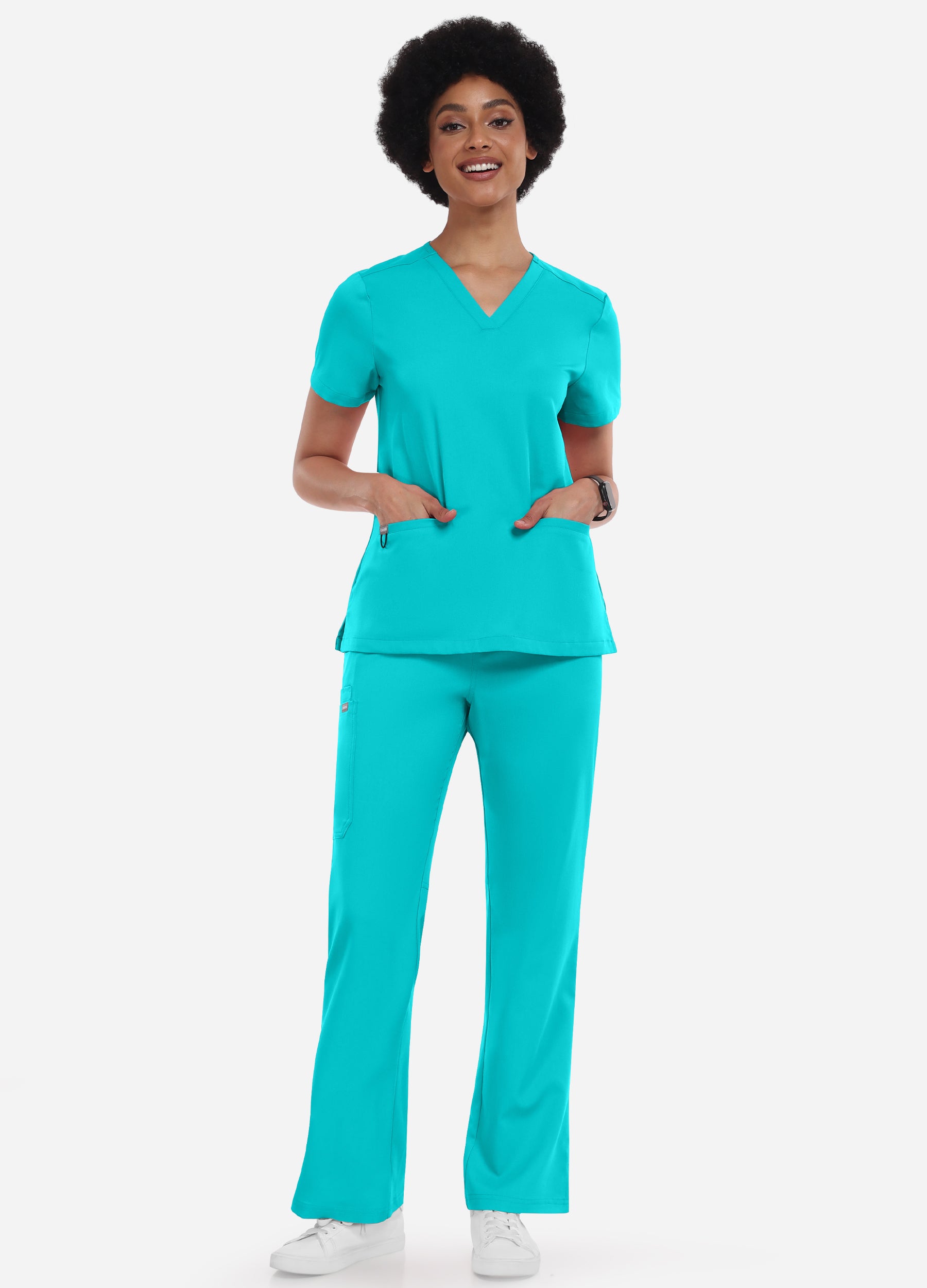 StyleFlex™ 7-Pocket Essential Scrub Set