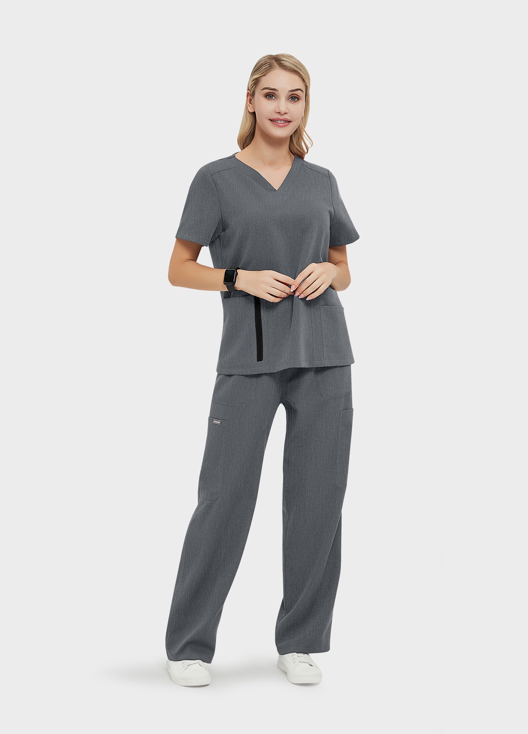 DynaComfort™ 7-Pocket Fashion Scrub Set