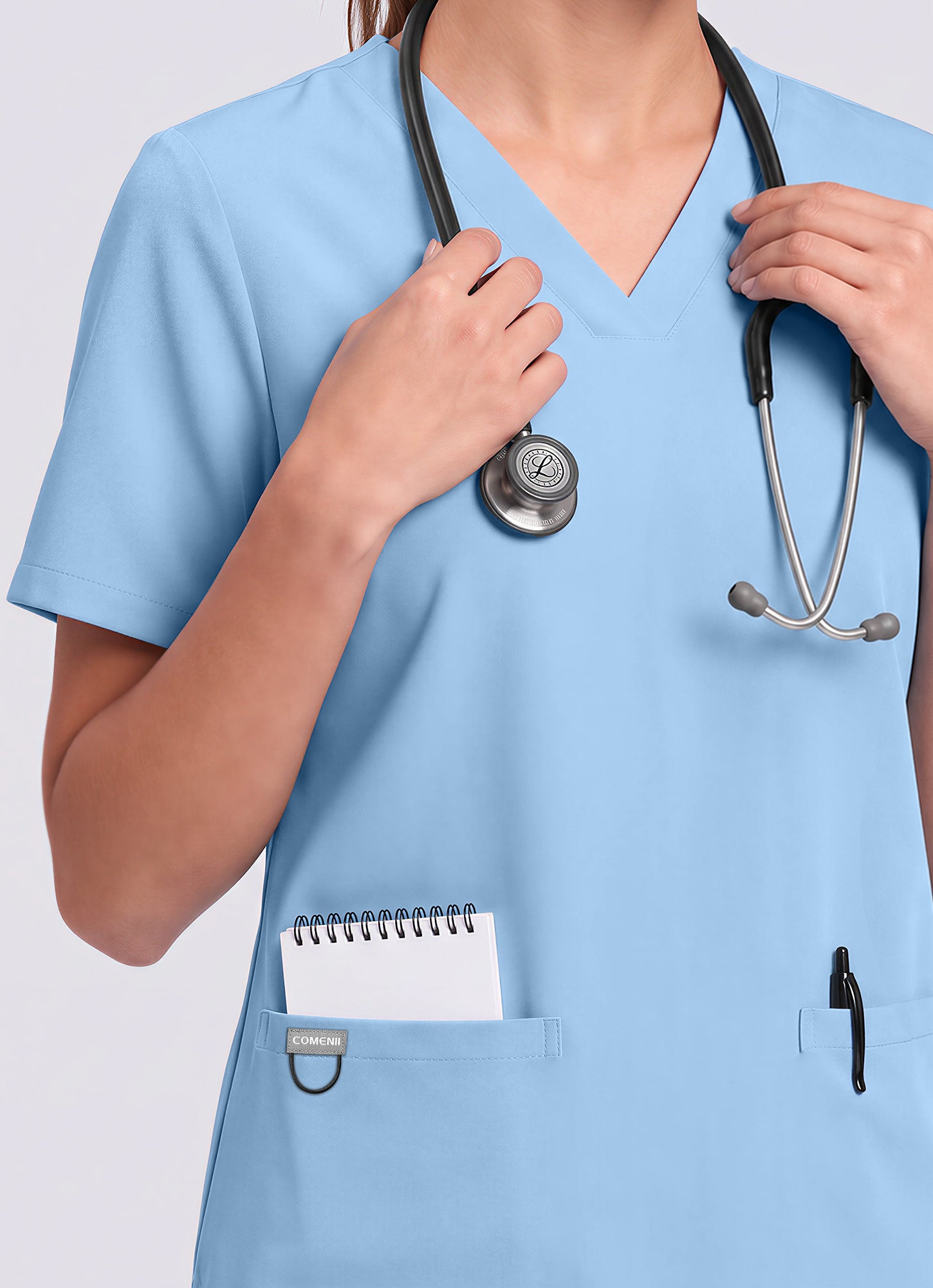 SoftTouch™ 3 Pockets Scrub Top
