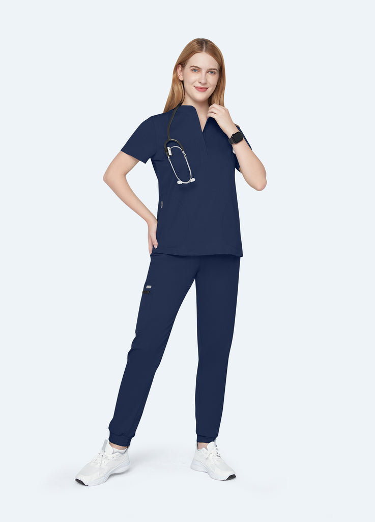 ProEase™ Collar Scrub Top