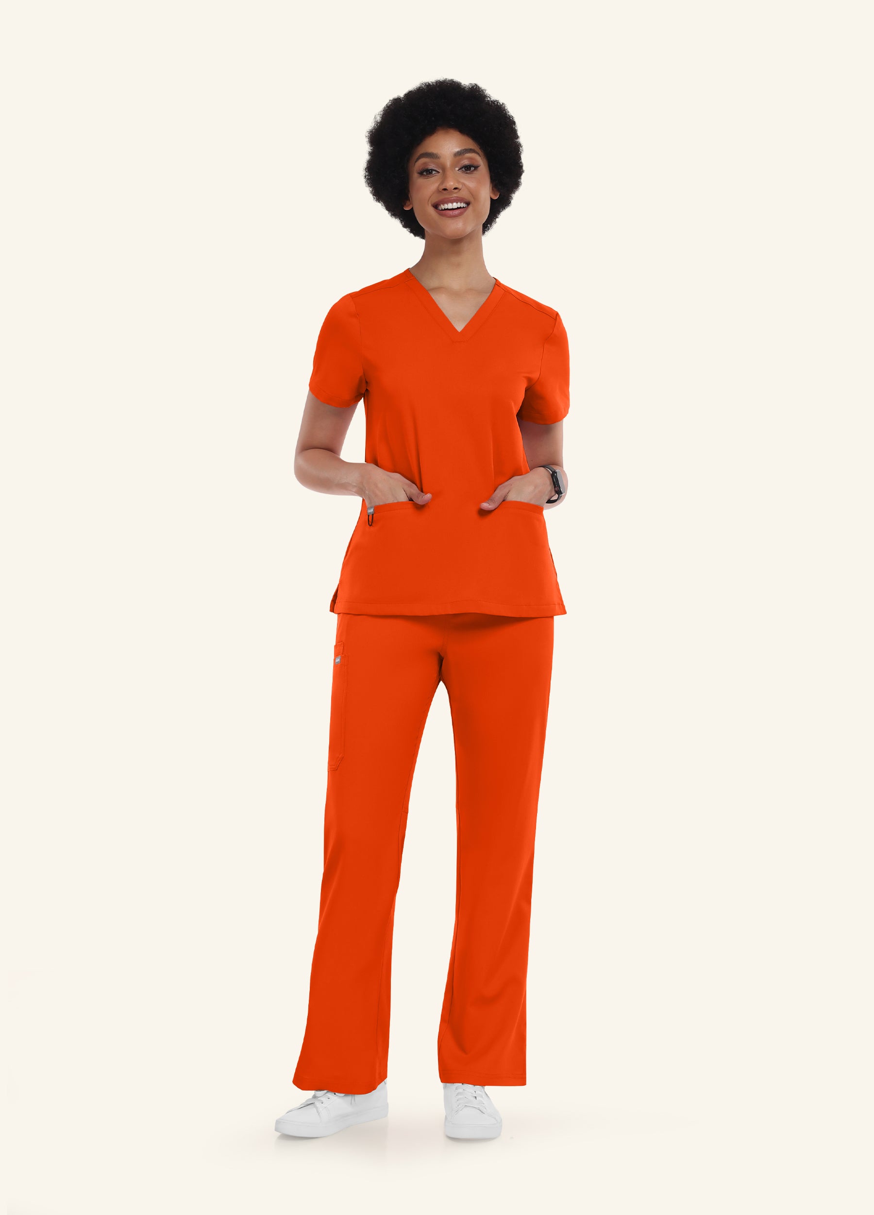 SoftTouch™ 3 Pockets Soft Stretch Scrub Top