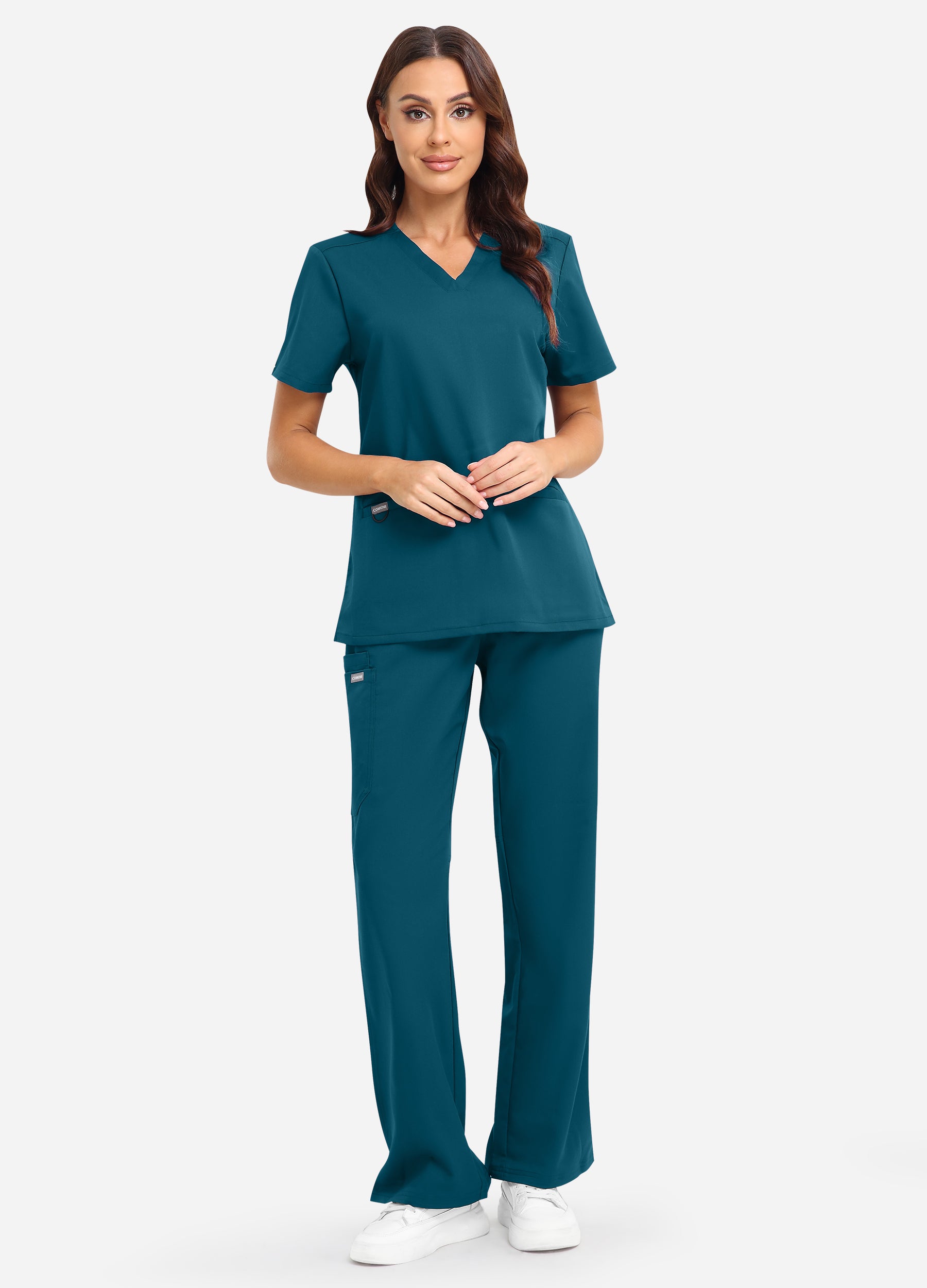 StyleFlex™ 7-Pocket Essential Scrub Set