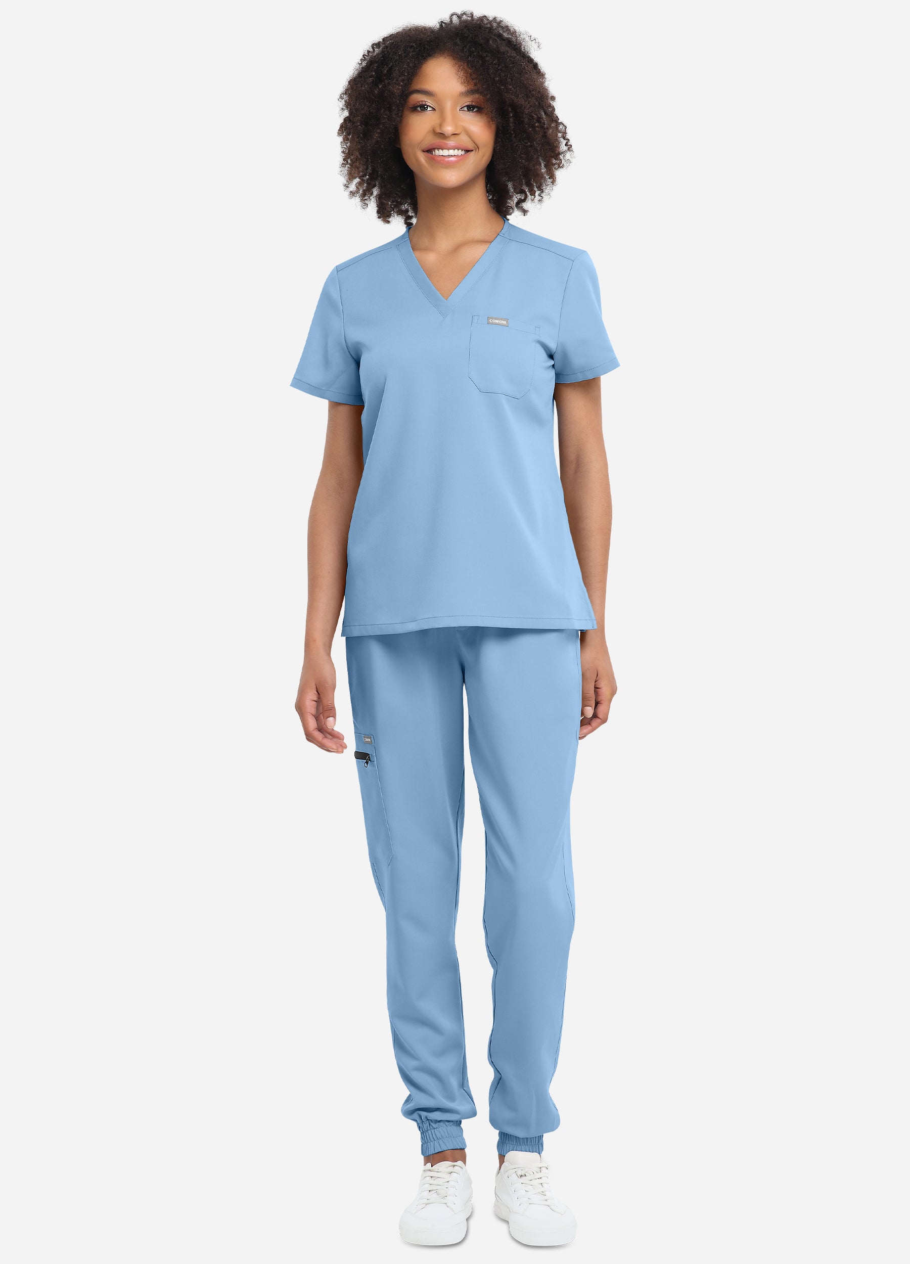 4-Pocket-Scrub-Freizeit-Jogginghose für Damen