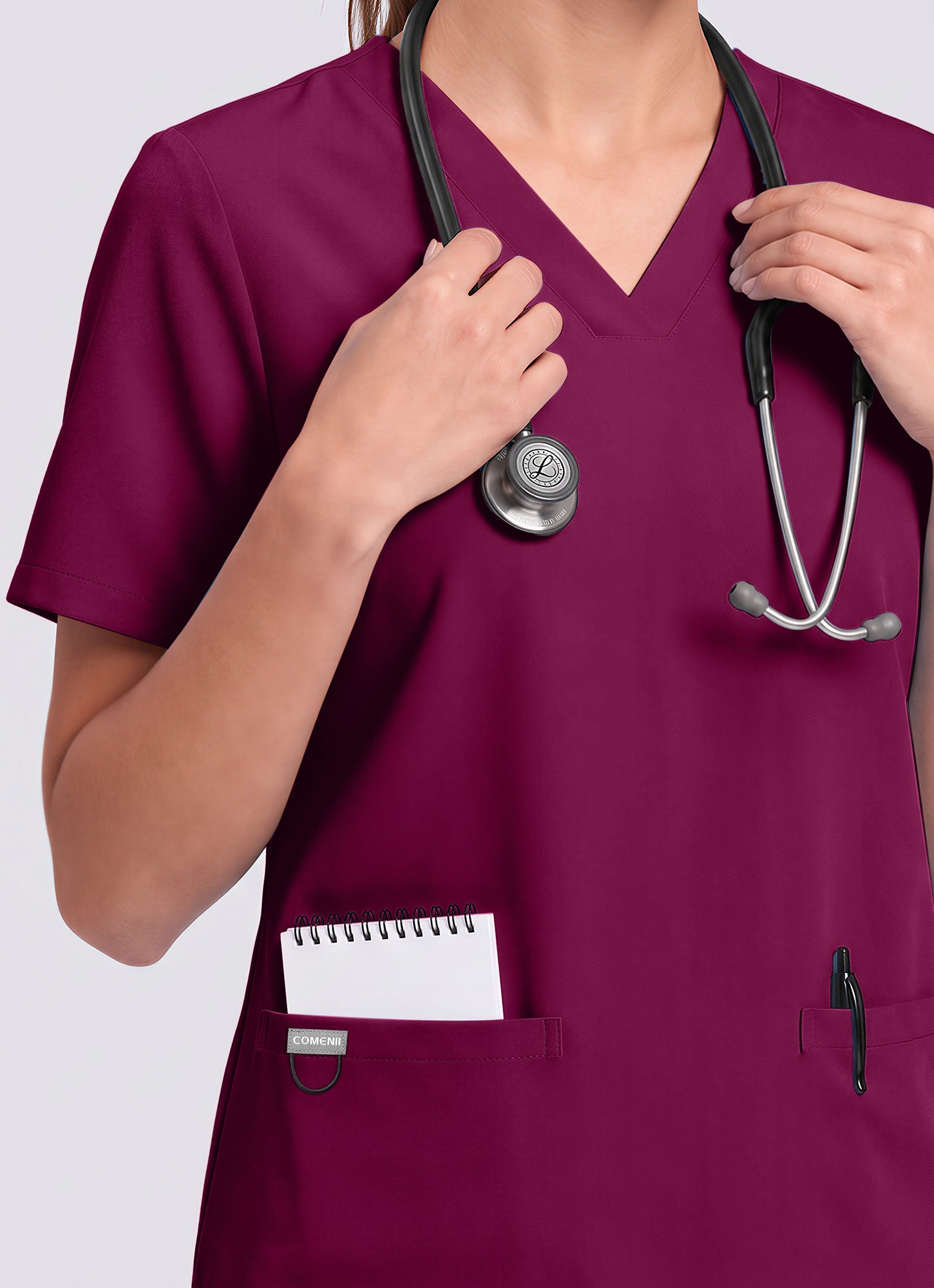 SoftTouch™ 3 Pockets Scrub Top