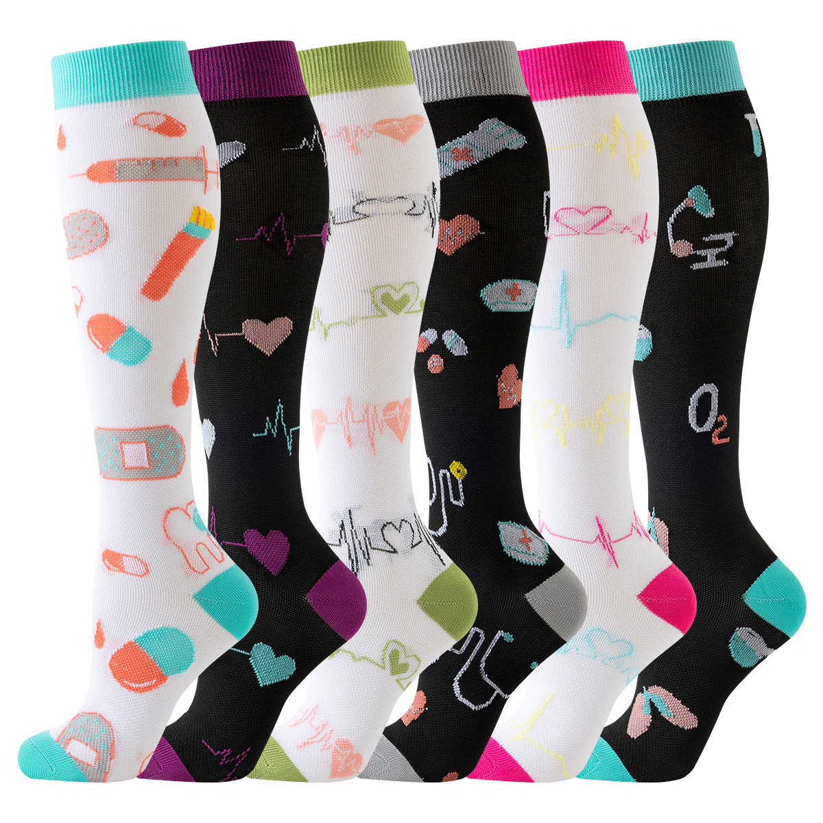 Nurses Compression Socks for Women & Men