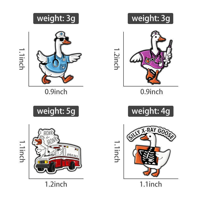 Fun Medical Metal Pins – Nurse