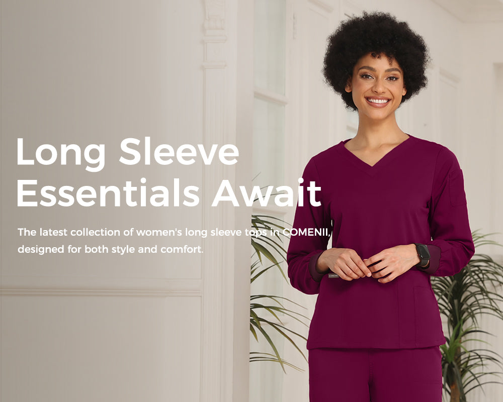 Elevate Your Workwear with Long Sleeve Scrubs – COMENII